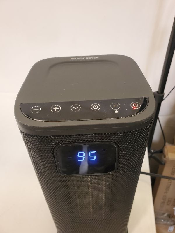 Photo 7 of Space Heater, 1500W Ceramic Tower Heaters Indoor Portable with Remote, Electric Internal Oscillating Fast Heating Heater with Adjustable Thermostat, ECO Mode and Timer, Quiet and Safe for Indoor Use