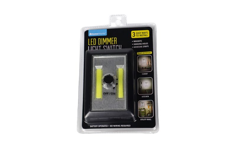 Photo 2 of LED ADJUSTABLE LIGHT DIMMER BATTERY OPERATED - BLACK  NEW 