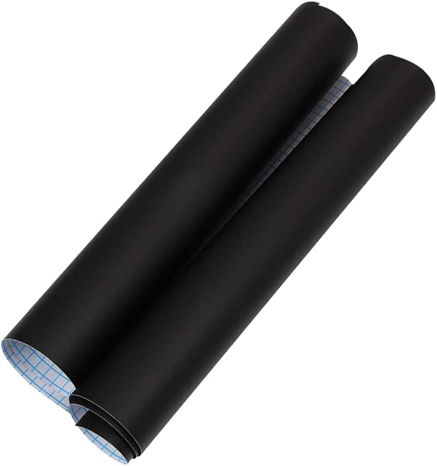 Photo 1 of Chalkboard Paper -Chalkboard Vinyl Sticker Wallpaper  24" wide roll - black  