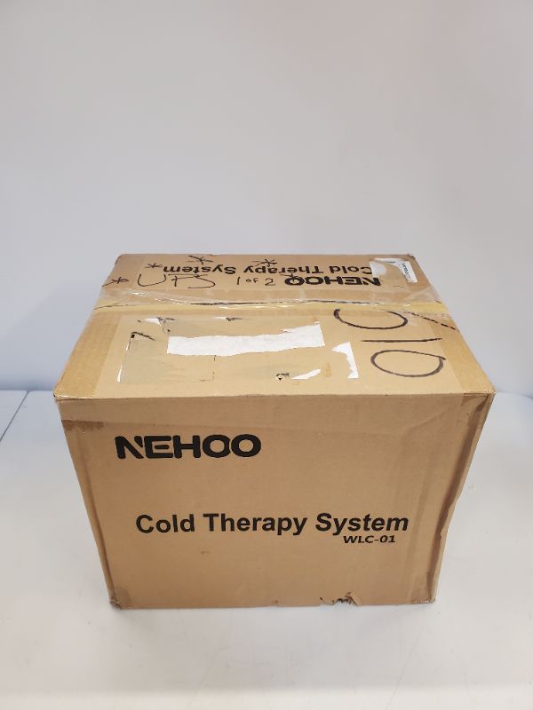 Photo 3 of NEHOO Cold Therapy System, Low Noise Ice Therapy Machine, Continuous Cryotherapy Cold Pack, Universal Pad for Knee, Ankle, Cervical, Back, Leg and Hip Gray