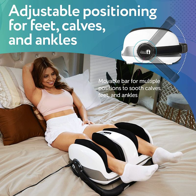 Photo 3 of Cloud Massage Shiatsu Foot Massager Machine - Increases Blood Flow Circulation, Deep Kneading, with Heat Therapy - Deep Tissue, Plantar Fasciitis, Diabetics, Neuropathy (Without Remote)