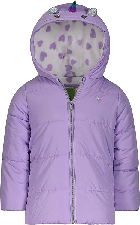 Photo 3 of Carter's Girls Hw Snowsuit C2177s98 - Purple Unicorn - size L 6x