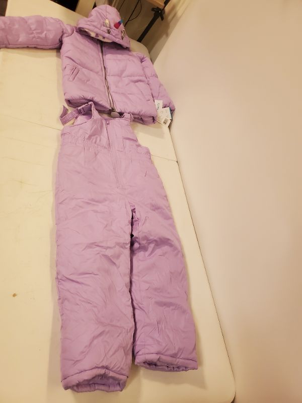 Photo 5 of Carter's Girls Hw Snowsuit C2177s98 - Purple Unicorn - size L 6x