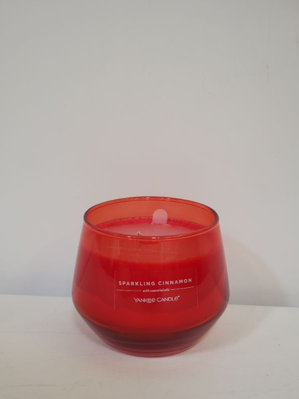 Photo 2 of 10oz Sparkling Cinnamon Studio Collection Glass Candle - Yankee Candle