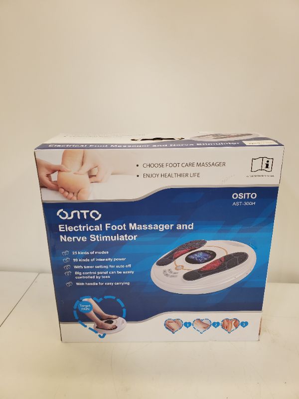 Photo 7 of OSITO Foot Circulation Stimulator, EMS & TENS Foot Massager, Electric Foot Stimulator Improves Circulation, Feet Legs Nerve Muscle Stimulator Relieves Body Pain and Neuropathy(FSA or HSA Eligible)