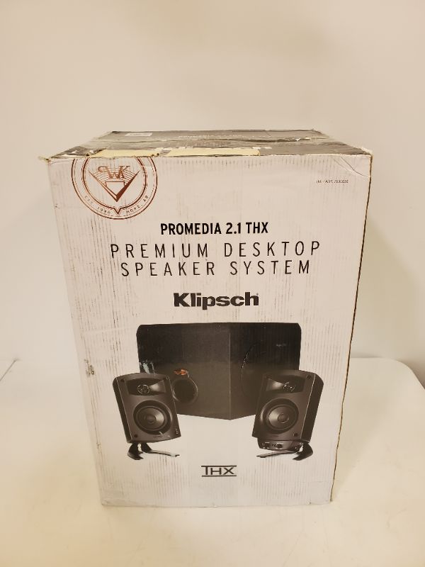 Photo 2 of Klipsch ProMedia 2.1 THX Certified Computer Speaker System (Black) 3-piece