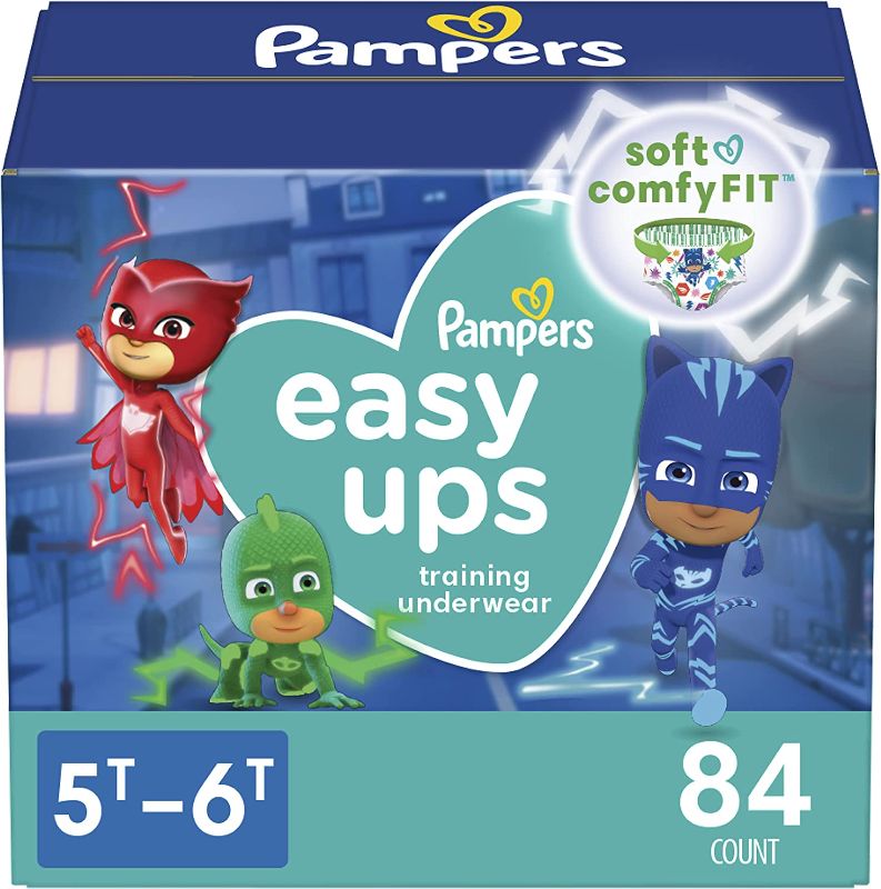 Photo 1 of Pampers Easy Ups Pull On Training Pants Boys and Girls, 5T-6T (Size 7),84 count