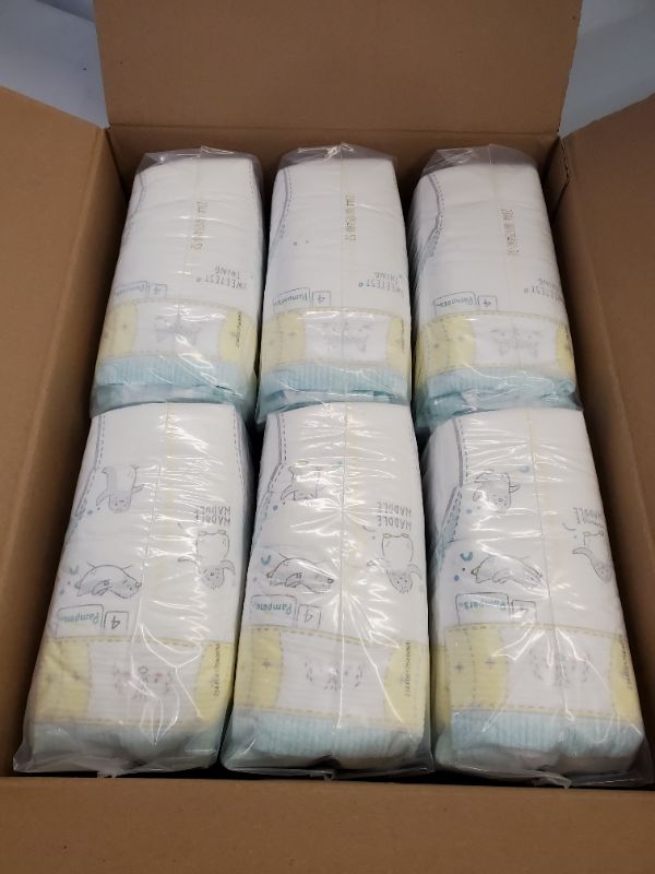 Photo 3 of Diapers Size 4, 150 Count - Pampers Swaddlers Disposable Baby Diapers (Packaging & Prints May Vary)