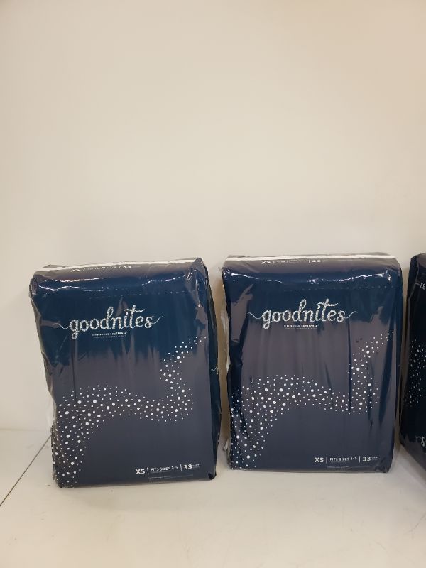 Photo 5 of Goodnites Nighttime Bedwetting Underwear, Boys' XS (28-43 lb.), 99 Ct (3 Packs of 33)