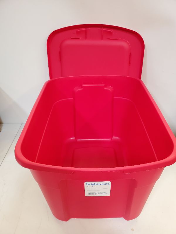 Photo 5 of 18gal Non-Latching Tote Red - Brightroom