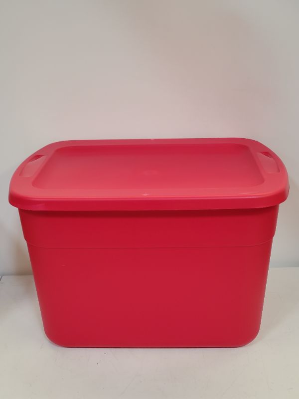 Photo 4 of 18gal Non-Latching Tote Red - Brightroom