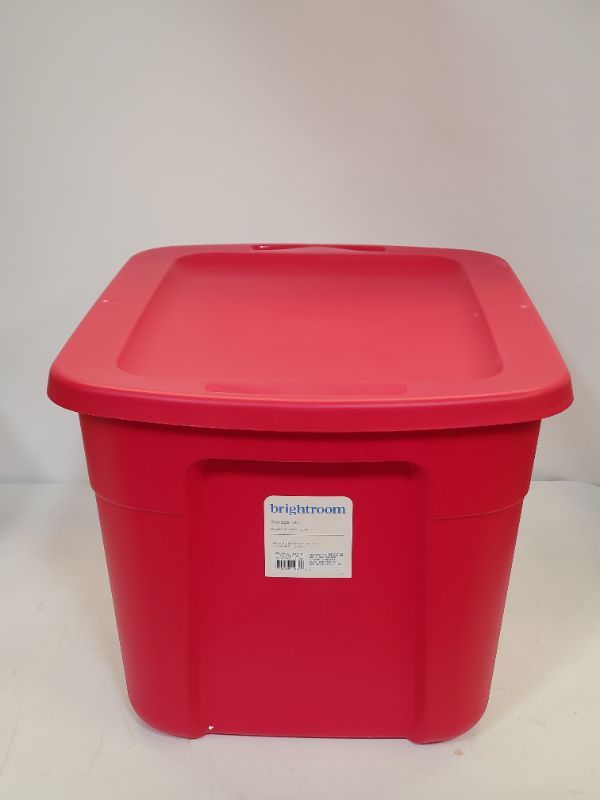 Photo 3 of 18gal Non-Latching Tote Red - Brightroom