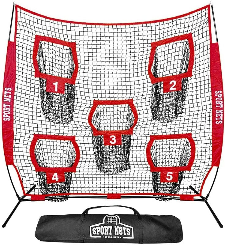 Photo 1 of Heavy Duty 7x7 Football Throwing Net | Quarterback Training Throwing Target Practice
