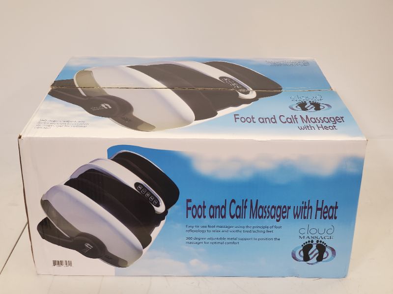 Photo 4 of Cloud Massage Shiatsu Foot Massager Machine - Increases Blood Flow Circulation, Deep Kneading, with Heat Therapy - Deep Tissue, Plantar Fasciitis, Diabetics, Neuropathy (Without Remote)