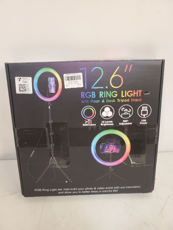 Photo 5 of Eicaus 17.5” Led Ring Light with Tripod and Remote, Professional Bi-Color 3000K-6000K Circle Lights, Up to 5000Lux, Compatible with Cell Phones, DSLR Cameras and Webcams