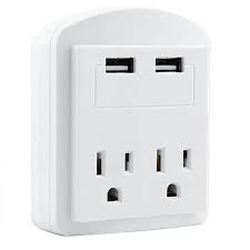 Photo 1 of Gabba Goods -   2-OUTLET
SURGE PROTECTOR with 2 USB Charging Ports