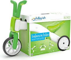 Photo 2 of Chillafish Bunzi Gradual Balance Bike and Tricycle, 6 inches, 2-in-1 Ride on Toy for 1-3 Years Old, Silent Non-Marking Wheels, Lime