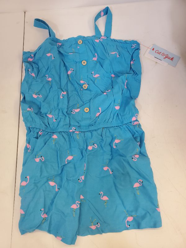 Photo 1 of CAT AND JACK - FLAMINGO KIDS ROMPER - KIDS SIZE L (10-12) 