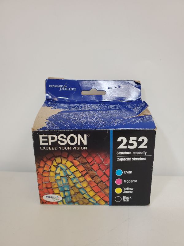 Photo 2 of EPSON T252 DURABrite Ultra Ink Standard Capacity Black & Color Cartridge Combo Pack (T252120-BCS) for select Epson WorkForce Printers