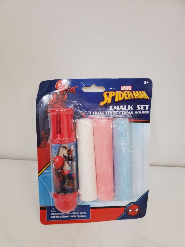 Photo 4 of 2pc kids play set - included 1 Light up jump rope & Spiderman chalk set  