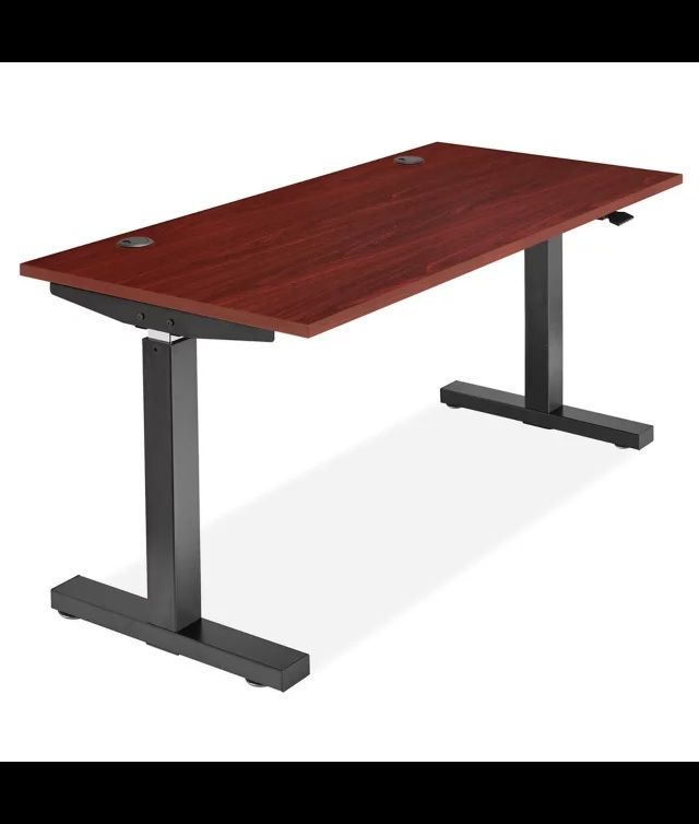 Photo 1 of GRGEAR  height adjustable desk (vintage brown) - lot number: jz20224017 