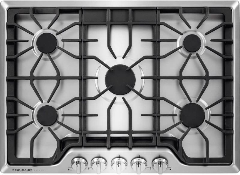 Photo 1 of Frigidaire FGGC3047QS Gallery 30 Gas Cooktop in Stainless Steel, 5 Burner
