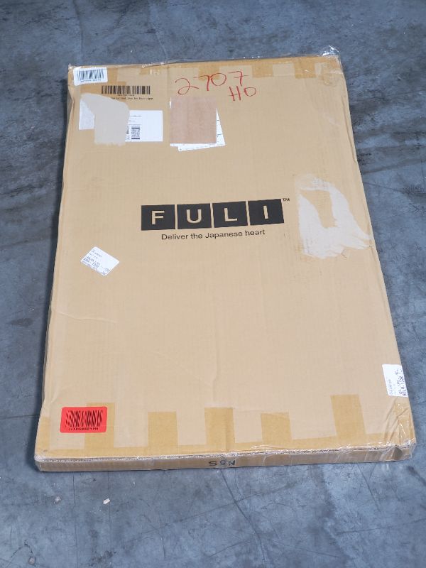 Photo 3 of FULI Japanese Floor Mattress, Futon Mattress, Shiki Futon (shikibuton), Foldable & Portable, Made in Japan (White, Twin)