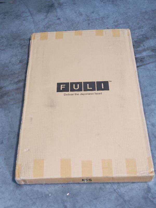 Photo 2 of FULI Japanese Floor Mattress, Futon Mattress, Shiki Futon (shikibuton), Foldable & Portable, Made in Japan (White, Twin)