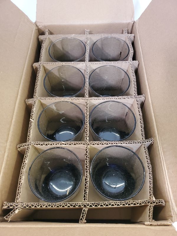 Photo 3 of Libbey Classic Smoke 16-Piece Glass Set -   Set of 8 Glass + Glass, Set of 8 Smoke Standard Packaging