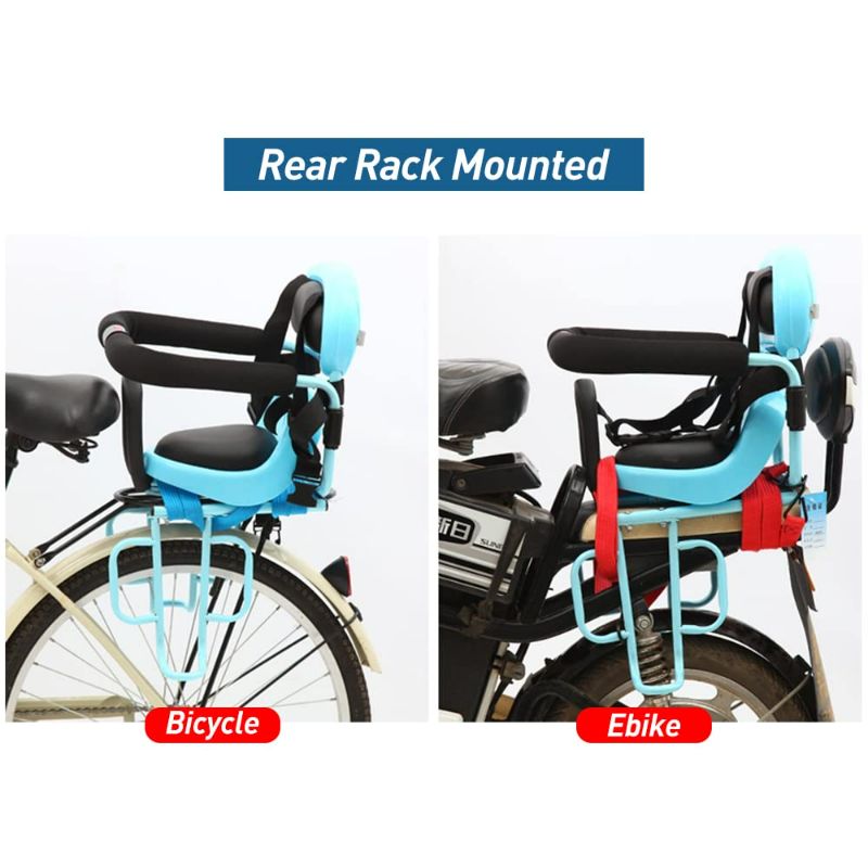 Photo 1 of RibasuBB Child Bike Rear Mounted for Kids - Blue