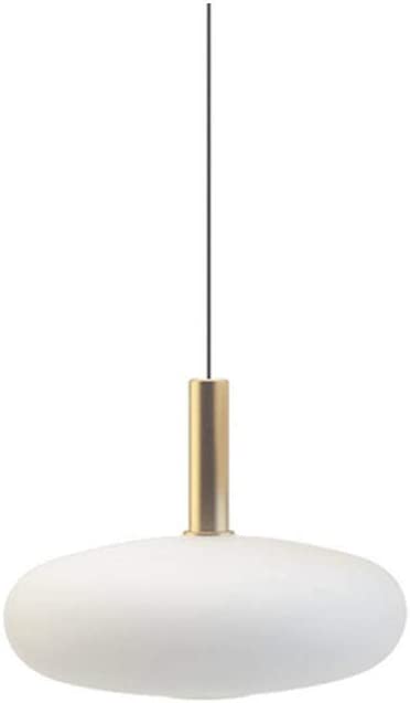 Photo 1 of H XD GLOBAL E27 Modern Minimalist Creative Pendant Light, Milky White Glass Chandelier, Dining Room Pendant Lamp