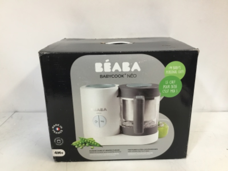 Photo 4 of BEABA Babycook Neo, Glass Baby Food Maker, Glass Baby Food Processor, 4 in 1 Baby Food Steamer, Glass Baby Food Blender, Baby Essentials, Make Fresh Healthy Baby Food at Home, 5.5 Cups (Cloud)