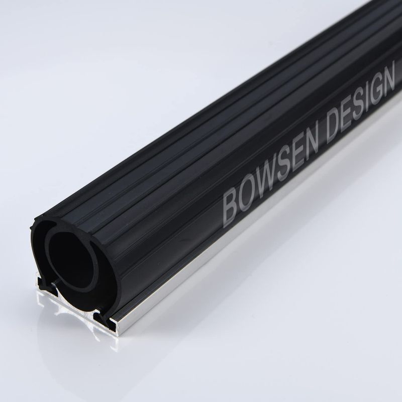 Photo 1 of BOWSEN - Garage Door Bottom Seals Rubber with Aluminum Track Retainer  - MODEL:seal track-16ft