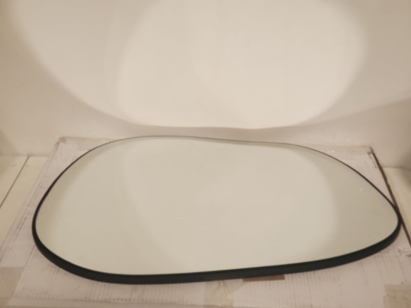 Photo 3 of Mirrorize Irregular Wall Mirror, Asymmetrical Wall Mirror, Modern Abstract Wall Mirror Decor for Living Room Bathroom Bedroom Entryway 19"X27" 19"X27" Black Shape -6