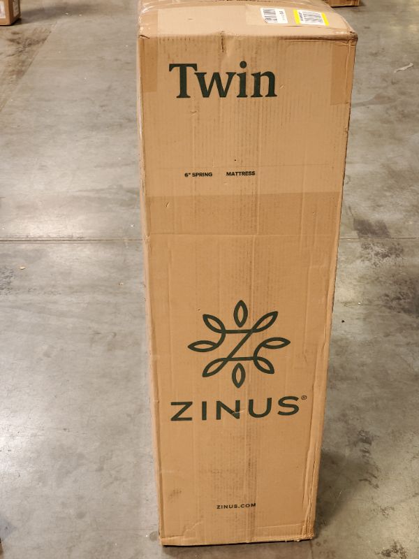 Photo 2 of ZINUS Sleep Master 6 Inch Spring Mattress, Twin