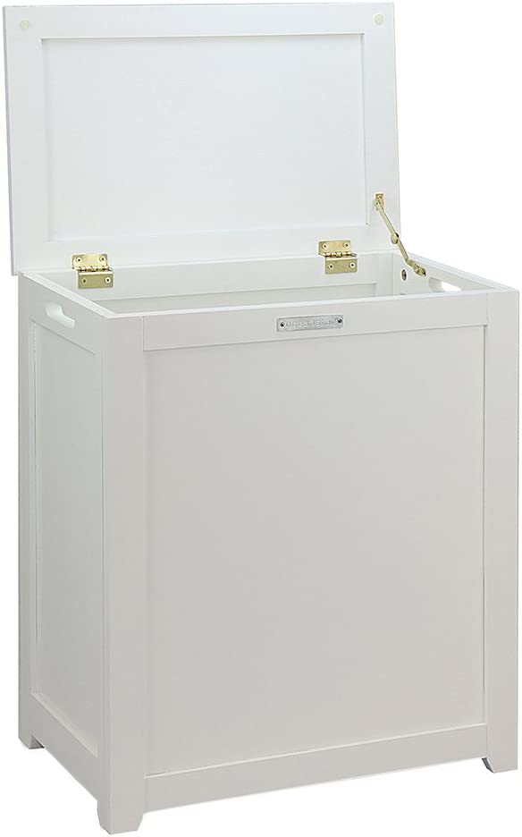 Photo 1 of Oceanstar  Storage Laundry Hamper, White