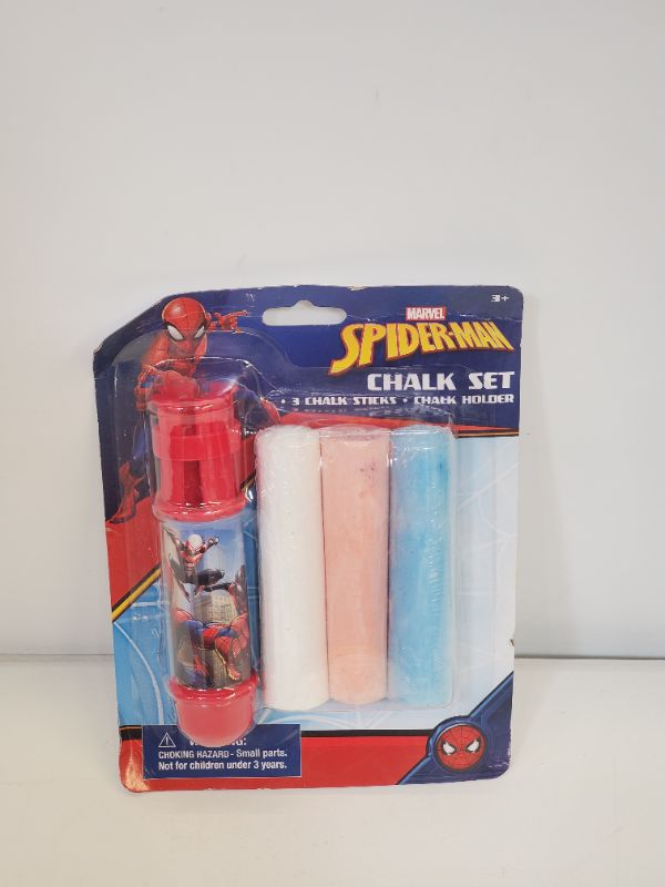 Photo 3 of 2pc kids play set - included 1 Light up jump rope & Spiderman chalk set 