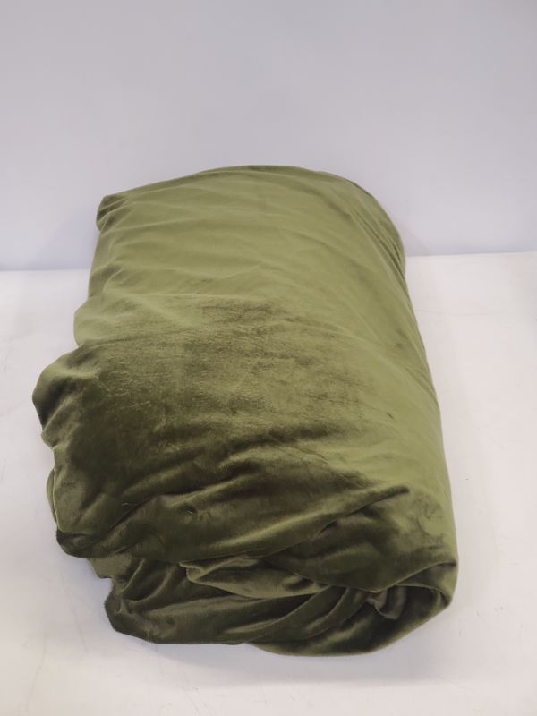 Photo 2 of Green Velvet Duvet Cover 96" x92"