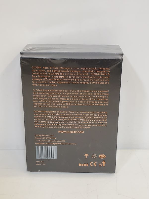 Photo 3 of GLO24K Skin Rejuvenation Beauty Device for Face and Neck. Based on Triple Action LED, Thermal, and Vibration Technologies. Lifts and Tightens Sagging Skin for a Radiant Appearance.