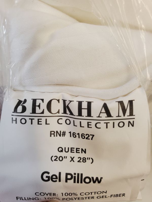 Photo 5 of Beckham Hotel Collection Bed Pillows Standard / Queen Size Set of 2 - Down Alternative Bedding Gel Cooling Pillow for Back, Stomach or Side Sleepers