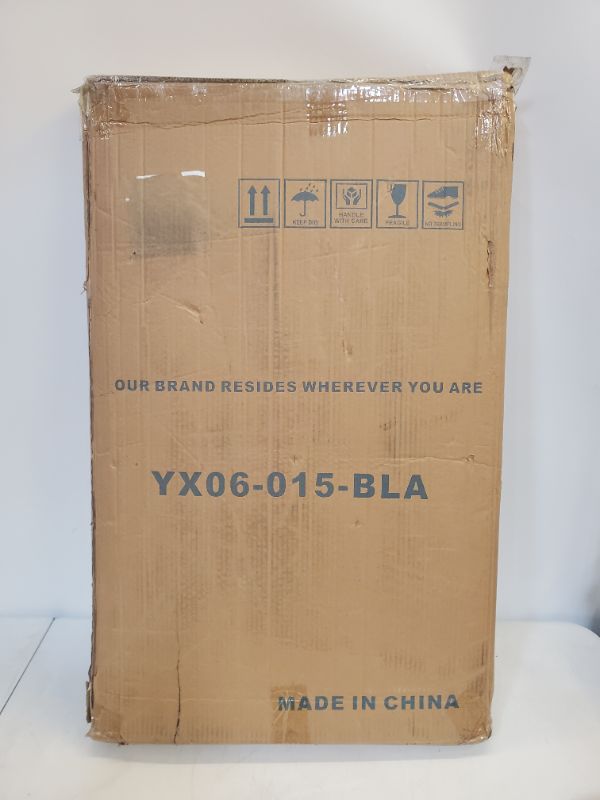 Photo 1 of Complete Deluxe Stadium Seat Chair for Bleachers or Benches, Padded Cushion Backs and Armrest Support, 6 Reclining Custom Fit Sport Positions, Portable with Easy to Carry Backpack Straps… - YX06-015-BLA