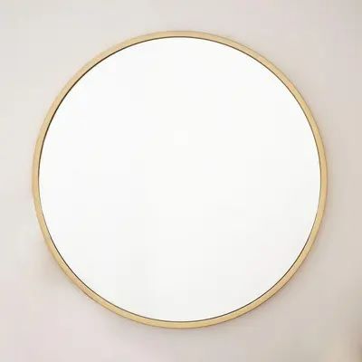 Photo 1 of 60 Round Gold Mirror - 24" x 24" - Model: EM-152G-24 