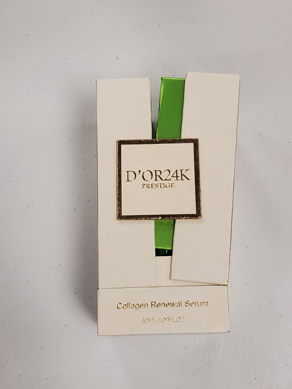 Photo 2 of COLLAGEN RENEWAL SERUM FRESH SCENT PENETRATES SKIN TO FIGHT SIGNS OF AGING 24K GOLD PREVENT BREAKDOWN OF COLLAGEN DIMINISHES LINES AND WRINKLES NEW IN BOX 