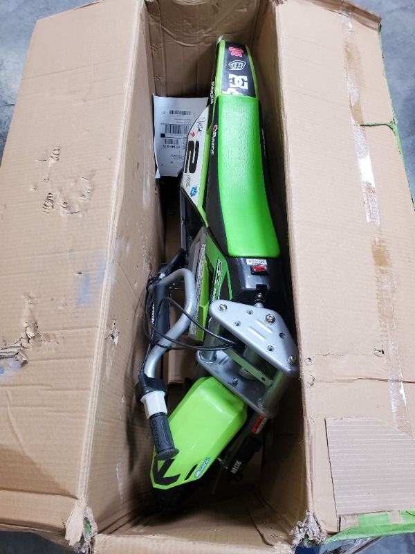 Photo 4 of Razor MX400 Dirt Rocket 24V Electric Toy Motocross Motorcycle Dirt Bike, green