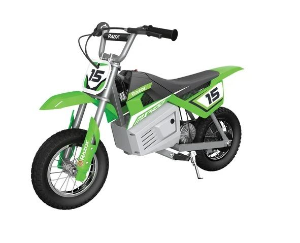 Photo 1 of Razor MX400 Dirt Rocket 24V Electric Toy Motocross Motorcycle Dirt Bike, green