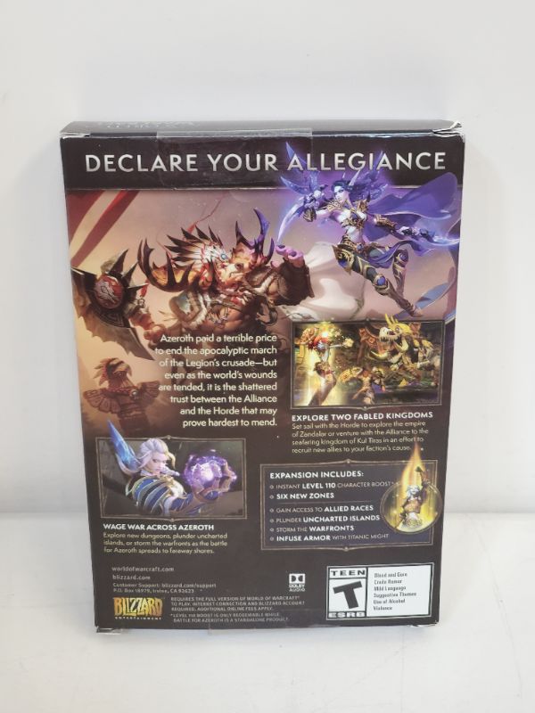 Photo 3 of World of Warcraft Battle for Azeroth - PC Standard Edition