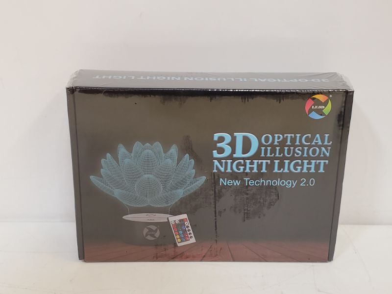 Photo 1 of 3 IN 1 3D Optical Illusion Night Light  - DSTRR2 