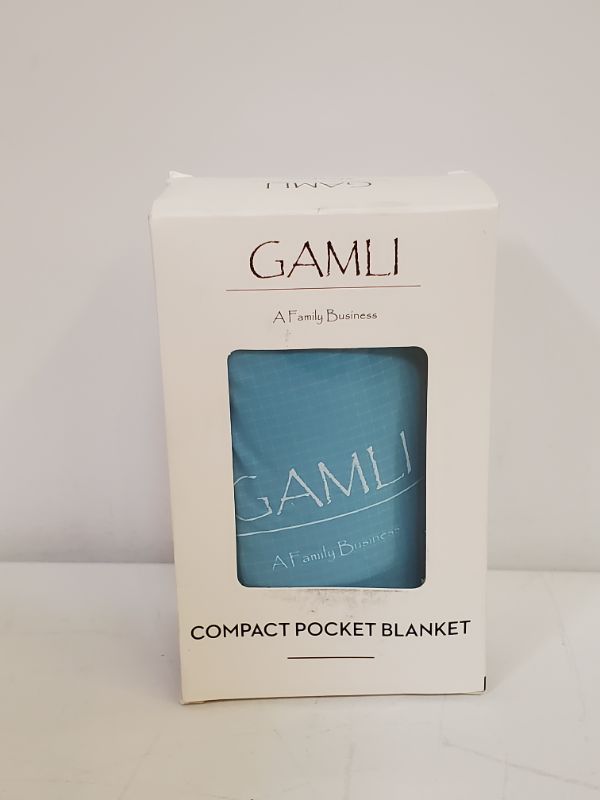 Photo 5 of GAMLI Pocket Blanket for Beach Festival - Camping Hiking Compact Size 55'x60' Fit 4 People - Sand and Waterproof Puncture Resistance with Corner Pocket, Loops, 4 Stakes, Secure Pocket with Zipper