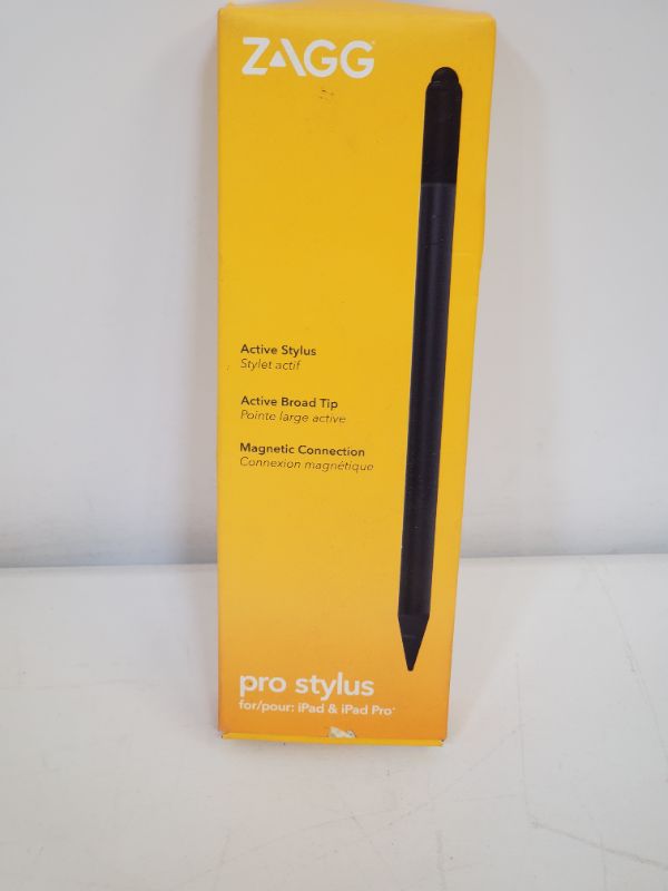 Photo 2 of ZAGG Pro Stylus Pen with Universal Back End Tip for Apple - Black/Gray