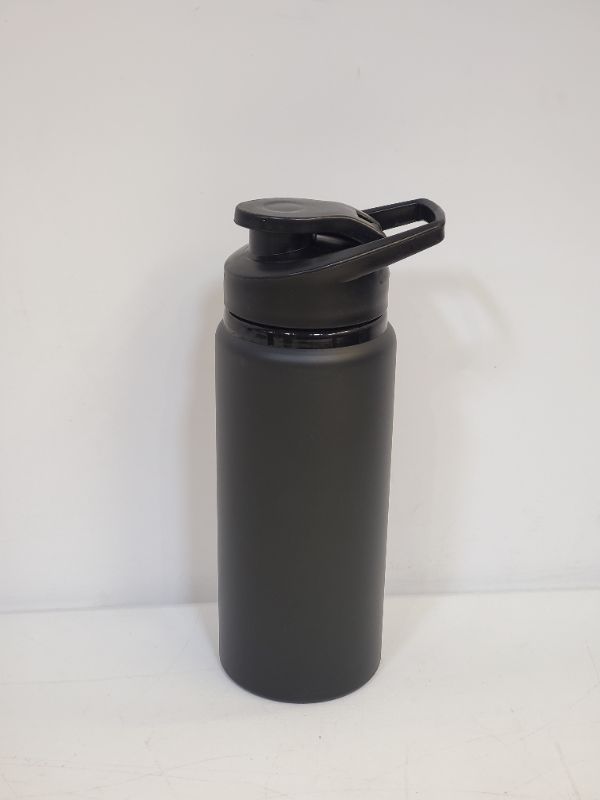 Photo 1 of Pack of 2 -  Water Bottle with carrying handle - Matte Black